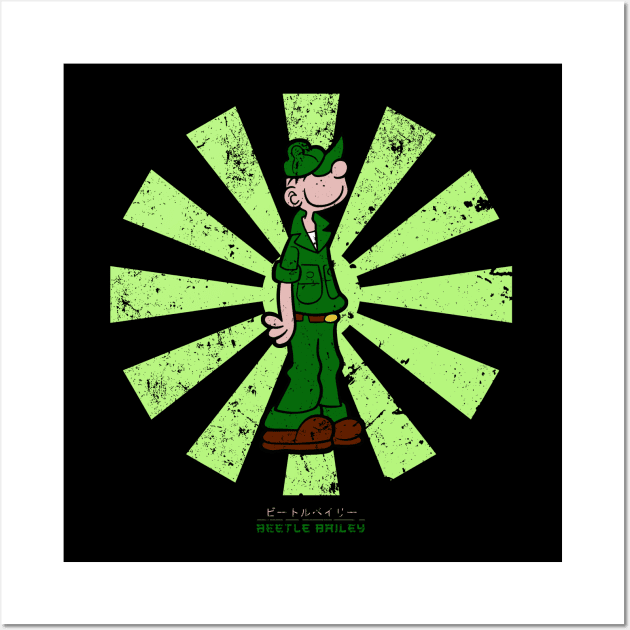 Beetle Bailey Retro Japanese Wall Art by Nova5